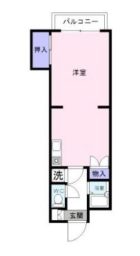 コンチェルトマンション - 所在階***階の間取り図 10439