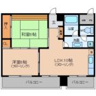 103大稲マンション - 所在階 の間取り図