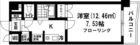 FREESPACE57 - 所在階***階の間取り図 10451