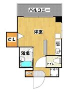 スリム箱崎 - 所在階 の間取り図