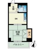 サンアイマンション - 所在階***階の間取り図 10473