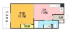 キルンズ高取 - 所在階***階の間取り図 10487