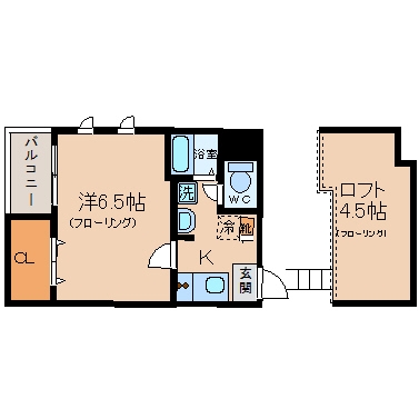 イル・グラッツィア住吉II301号室-間取り