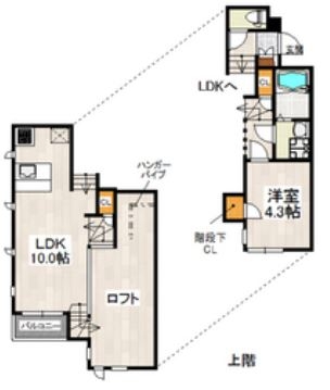 CB博多南ダリア101号室-間取り