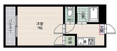 クリスタルウイング505号室-間取り