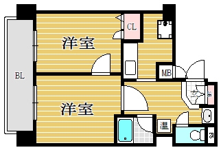 フォーラム白金604号室-間取り