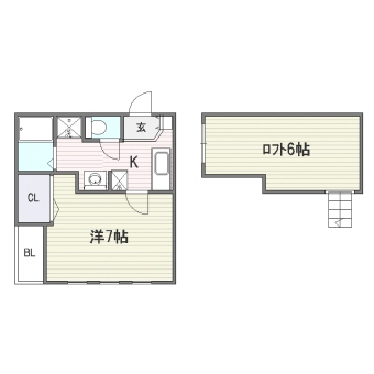 イル・グラッツィア東比恵I302号室-間取り