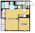 REGALEST 大橋 Me-ryⅡ - 所在階***階の間取り図 10554