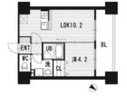 ステイシス博多駅前 - 所在階***階の間取り図 10562