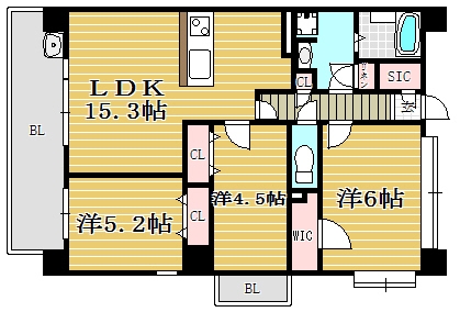 第11ケイコーマンション駅南205号室-間取り