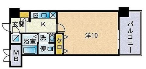 HF博多東レジデンス306号室-間取り