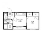 タウンコート住吉 - 所在階***階の間取り図 10591