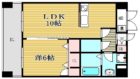 モンルポ博多駅東 - 所在階***階の間取り図 10612