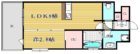 ネストピア六本松 - 所在階 の間取り図