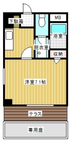 セピアコート9 - 所在階 の間取り図