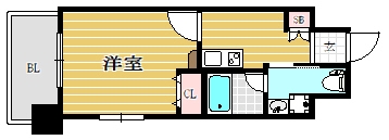 レジデンシャルヒルズ博多東501号室-間取り