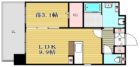 ヒルズ薬院 - 所在階 の間取り図