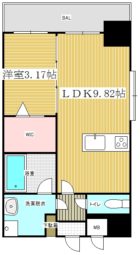 Shine博多駅東 - 所在階 の間取り図