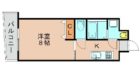 ロイヤル博多駅前 - 所在階***階の間取り図 10647