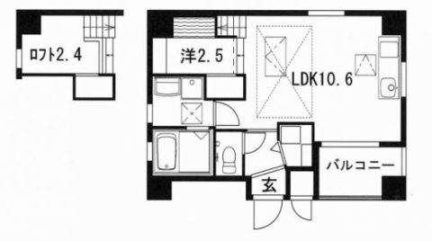 RENACE FOREST HAKATA502号室-間取り