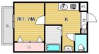 ノースランド住吉 - 所在階 の間取り図