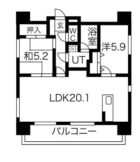 プレスタイル博多駅南II - 所在階 の間取り図