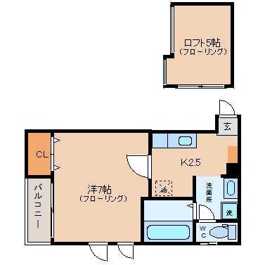 イル・グラッツィア博多駅東III301号室-間取り