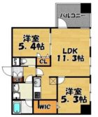 ウインステージ博多駅南 - 所在階 の間取り図