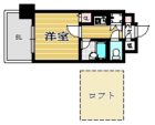 パラージュ西新 - 所在階 の間取り図