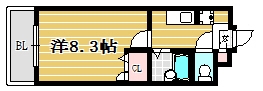 ルモールTJ305号室-間取り