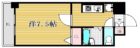 グレース城南 - 所在階 の間取り図