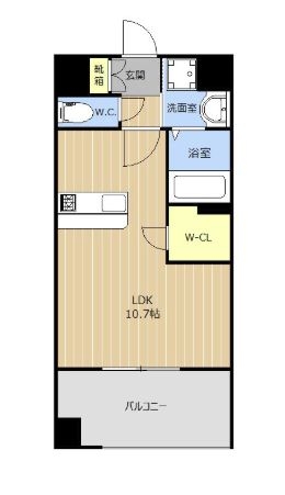 LIBTH吉塚503号室-間取り