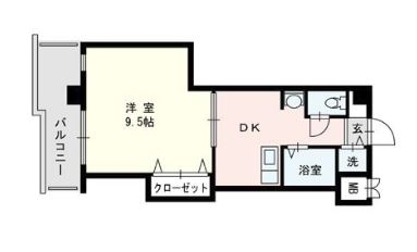 サンプラスパ205号室-間取り