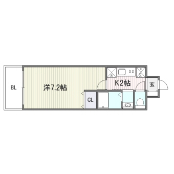 805号室-間取り