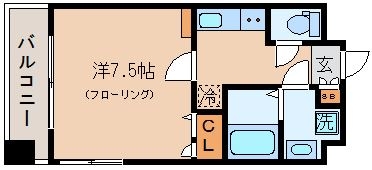 エンクレスト御供所1112号室-間取り