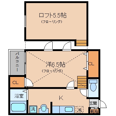 イル・グラッツィア東公園II405号室-間取り