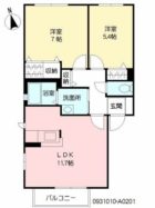 シャーメゾン空港南 - 所在階 の間取り図