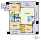 アソシアタワー大濠ベネフィス - 所在階***階の間取り図 10757