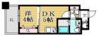 レジデンス箱崎 - 所在階 の間取り図