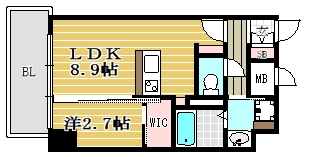 KFT高砂501号室-間取り