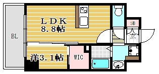 KFT高砂502号室-間取り