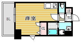 サヴォイ ソリディティ305号室-間取り