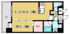 カスタリア東比恵 - 所在階 の間取り図