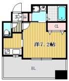 グランフォーレラグゼ箱崎宮前 - 所在階***階の間取り図 10815