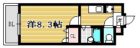 ルモールTJ - 所在階***階の間取り図 11361