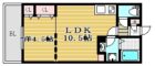 Branche箱崎宮前 - 所在階 の間取り図