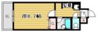 エンクレスト博多駅南 - 所在階***階の間取り図 10832