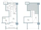 リアンシエルブルー薬院 - 所在階***階の間取り図 10841