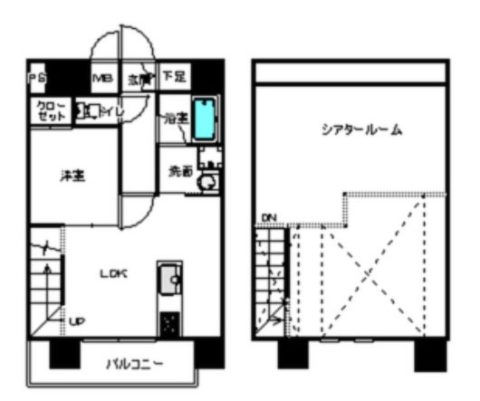 プライムアーバン博多東1103号室-間取り