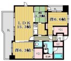 アクシオン大手門プレミアム - 所在階 の間取り図